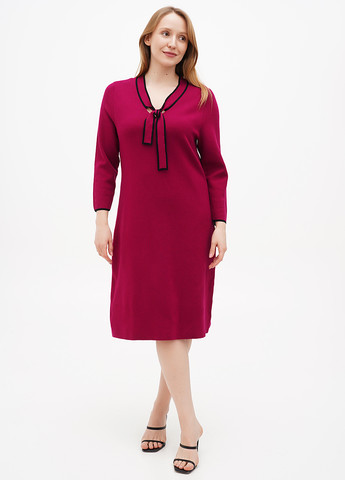Фуксинова (кольору Фукія) кежуал сукня сукня светр Talbots однотонна