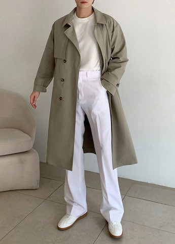 Плащ SHEIN тренчкот на гудзиках вільний (338187099)