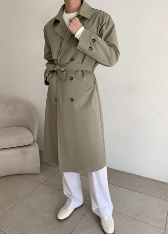 Плащ SHEIN тренчкот на гудзиках вільний (338187099)