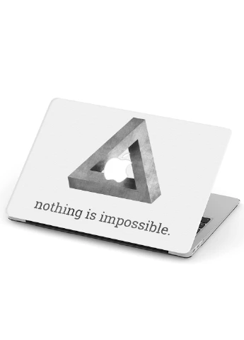 Чехол пластиковый для Apple MacBook Pro 16 A2141 Нет ничего невозможного (Nothing is impossible) (9494-2112) MobiPrint (218506184)