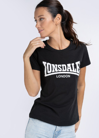 Черная спортивная футболка Lonsdale