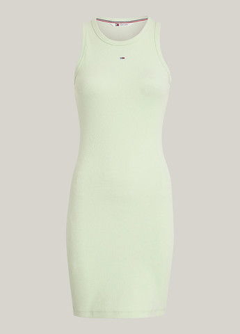Салатова кежуал сукня сукня-майка Tommy Hilfiger однотонна