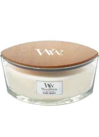 Ароматическая свеча в стекле Ellipse Island Coconut 453 г (76115E) WoodWick (227516169)