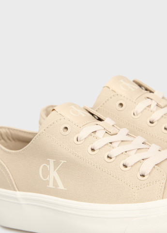 Бежевые кеды Calvin Klein Jeans