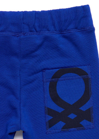 Темно-голубые кэжуал демисезонные брюки зауженные United Colors of Benetton