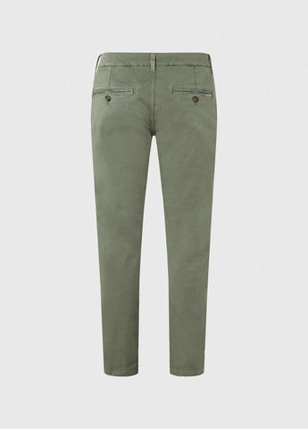 Оливковые демисезонные прямые джинсы Pepe Jeans London