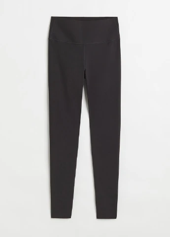 Черные демисезонные леггинсы H&M