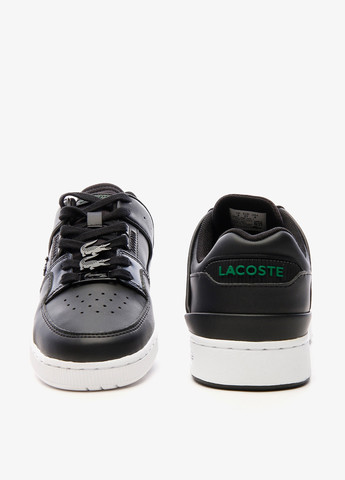 Черные демисезонные кроссовки Lacoste Court Cage