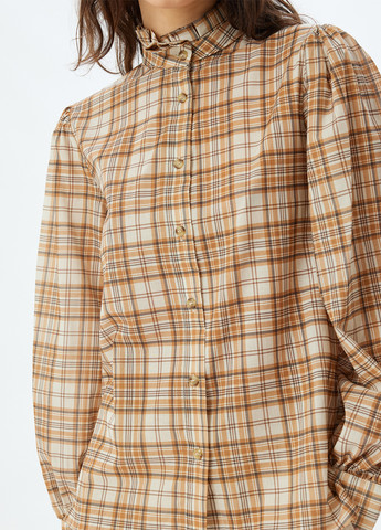 Светло-коричневая блуза KOTON