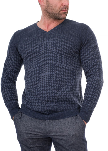Темно-синий демисезонный пуловер пуловер Kitaro