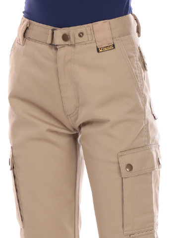 Бежевые кэжуал демисезонные прямые брюки Belstaff