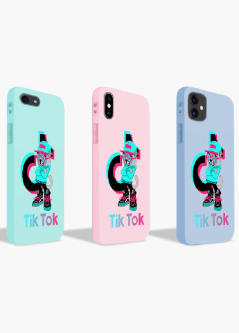 Чехол силиконовый Apple Iphone 8 Кот Тик Ток (Cat TikTok) (6151-1644) MobiPrint (219534660)