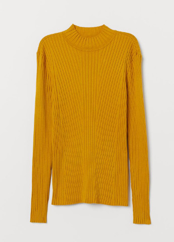 Горчичный демисезонный свитер джемпер H&M