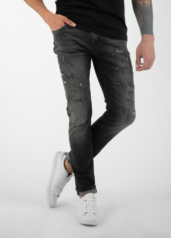 Темно-серые демисезонные джинсы DOLCE&GABBANA
