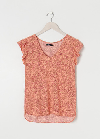 Персикова літня блуза Sinsay