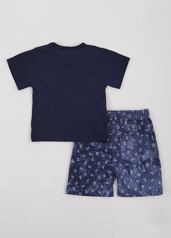 Синій літній комплект (футболка, шорти) dexter's