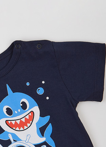 Синій літній комплект (футболка, шорти) dexter's