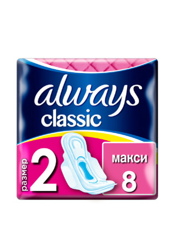Прокладки гігієнічні Classic Maxi (8 шт.) Always (151220312)