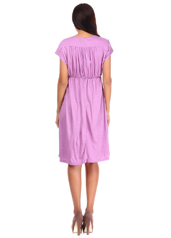 Фіолетова кежуал плаття, сукня Elliot Mann однотонна