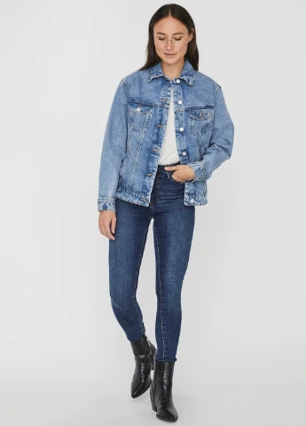 Синя демісезонна куртка Vero Moda
