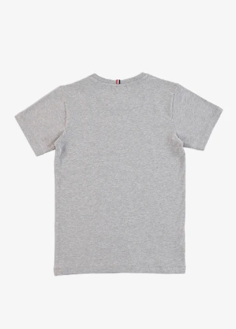 Серая летняя футболка Lacoste