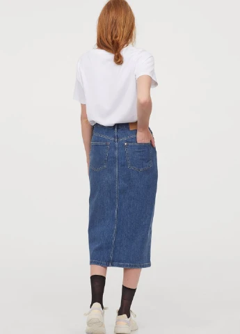 Синяя юбка H&M