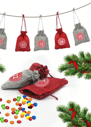 Сумка для адвент-календаря (24 шт.) SHEIN (343353365)