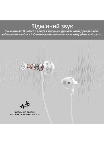 Bluetooth навушники Dynamic-X5 Bluetooth 5 IPX5 Promate dynamic-x5.silver (216770526)