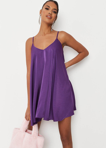 Фіолетова кежуал сукня а-силует Missguided однотонна