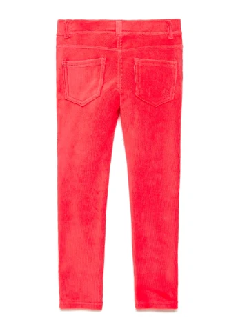 Коралловые кэжуал демисезонные зауженные брюки United Colors of Benetton