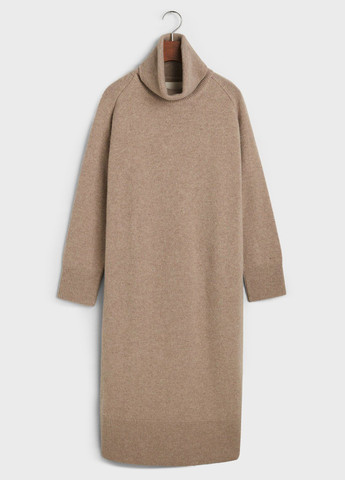 Бежева кежуал сукня сукня светр Gant однотонна