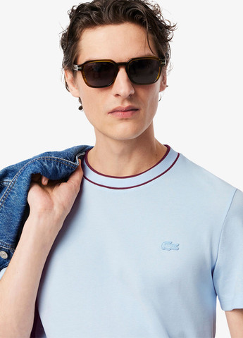 Блакитна футболка Lacoste