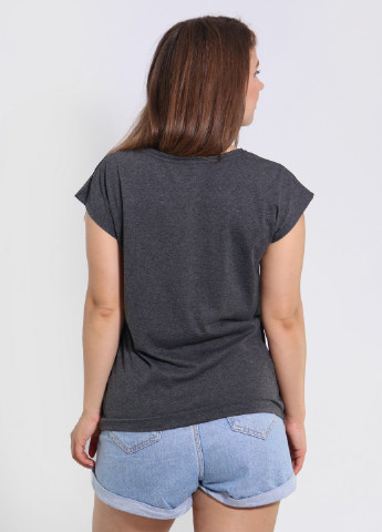 Темно-серая летняя футболка с коротким рукавом NEL