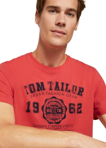 Красная футболка Tom Tailor