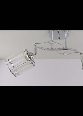 Люстра потолочная на 2 лампочки 9363/2-ch Хром 30х18х55 см. Handmade (234538009)