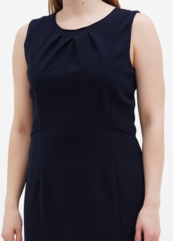 Темно-синее кэжуал платье футляр Talbots однотонное