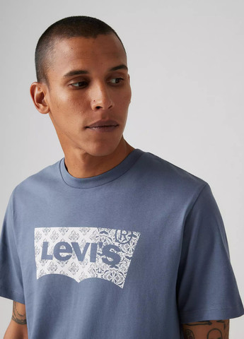 Сіро-синя футболка Levi's