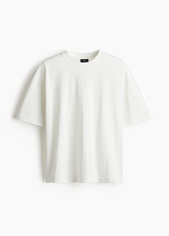 Молочная футболка H&M