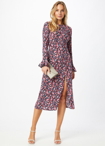 Комбинированное кэжуал платье Miss Selfridge с цветочным принтом