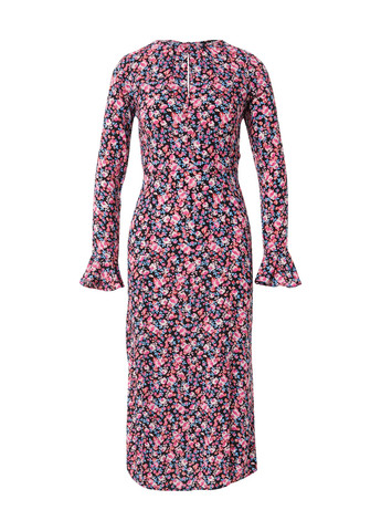 Комбинированное кэжуал платье Miss Selfridge с цветочным принтом