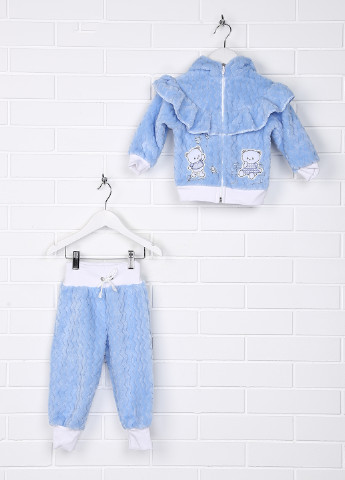 Синий демисезонный костюм (кофта, брюки) брючный Baby Art