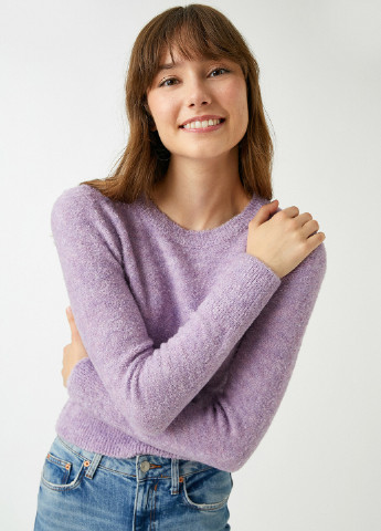 Сиреневый демисезонный свитер джемпер KOTON