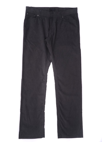 Темно-серые кэжуал демисезонные прямые брюки Richmond X