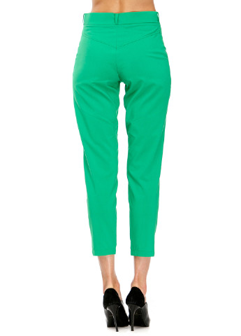 Зеленые кэжуал летние зауженные брюки Adelin Fostayn
