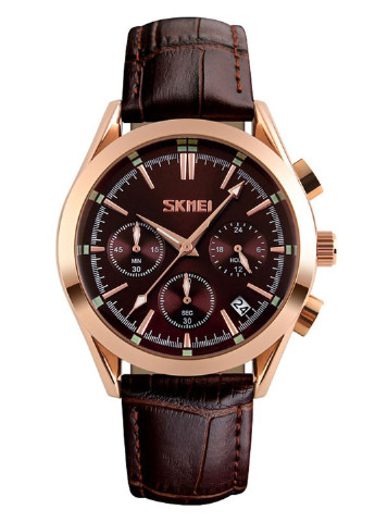 Чоловічі годинник 9127BOXBN Brown BOX Skmei (233098067)
