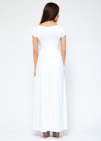 Белое кэжуал платье Majaly с рисунком