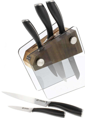 Набор ножей Crystal 6 пр. [50113] Vinzer серые, металл