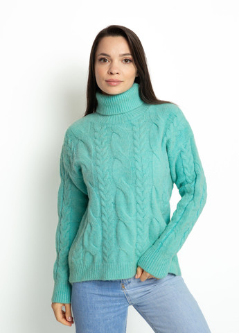 М'ятний демісезонний светр Time of Style