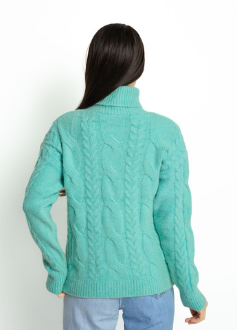 М'ятний демісезонний светр Time of Style