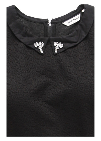 Чорна кежуал сукня футляр Naf Naf однотонна